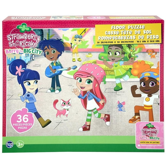 Strawberry Shortcake Floor Puzzle, 30" X 20" , Girls