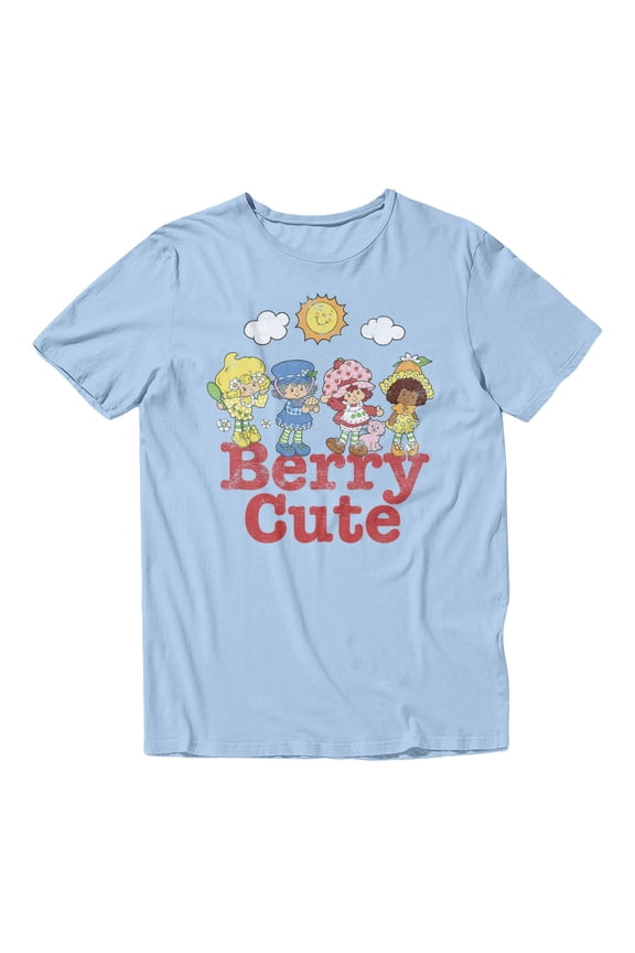 & Friends Berry Cute Vintage Men's T Shirt (Light Blue, S-XXXL)