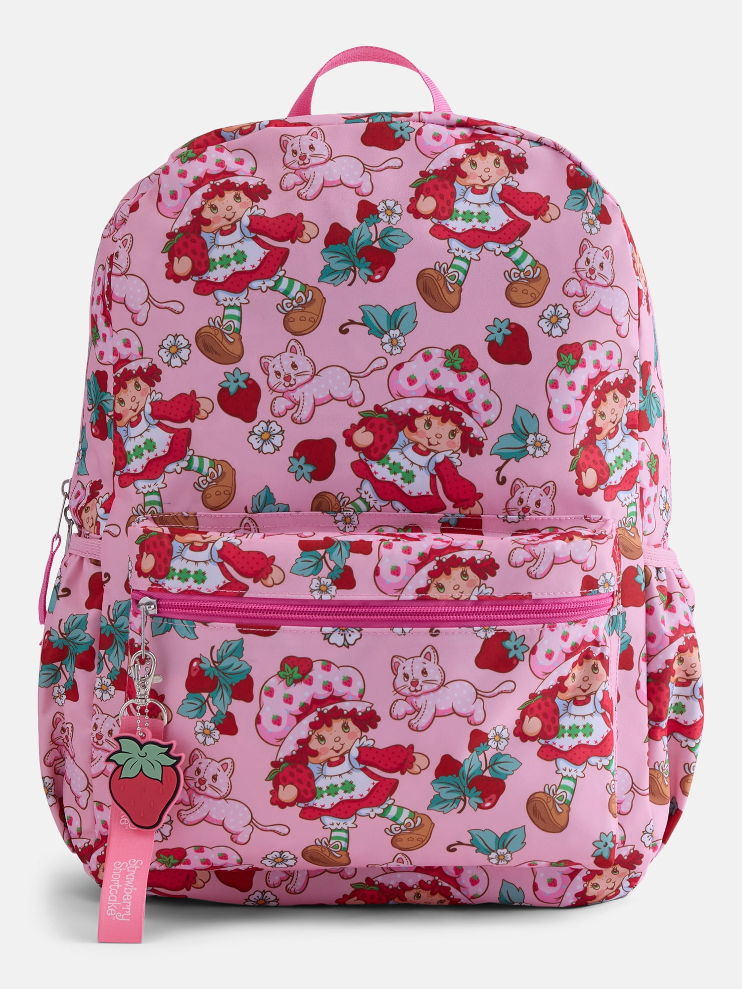 Strawberry Shortcake Kids' 17" Fun Day Print Laptop Backpack, Pink