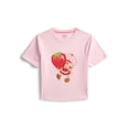 thumbnail image 1 of Strawberry Shortcake Girls Embellished Graphic Tee with Short Sleeves, Sizes 4-16, 1 of 6