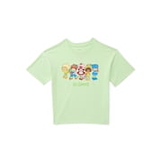 Strawberry Shortcake Girls Embroidered Graphic Tee with Short Sleeves, Sizes 4-16