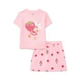 thumbnail image 1 of Strawberry Shortcake Girls Embroidered Graphic Tee and Skort Set, 2-Piece, Sizes 4-16, 1 of 3