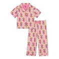 thumbnail image 1 of Strawberry Shortcake Girls Halloween Short Sleeve Sleep Notch Collar Top and Pants Pajama Set, 2-Piece, Sizes 4-12, 1 of 3