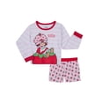 thumbnail image 1 of Strawberry Shortcake Girls Long Sleeve Sleep Top and Shorts Pajama Set, 2-Piece, Sizes 4-12, 1 of 3