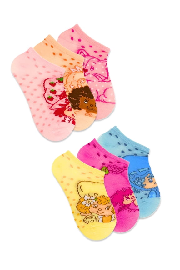 Girls No-Show Socks, 6-Pack, Sizes S-L
