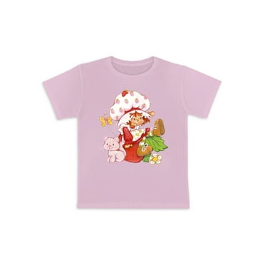 Strawberry Shortcake Girls Short Sleeve Graphic T-Shirt, Sizes 4-16