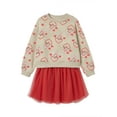 thumbnail image 1 of Strawberry Shortcake Girls Sweatshirt Tutu Dress, Sizes 4-12, 1 of 6