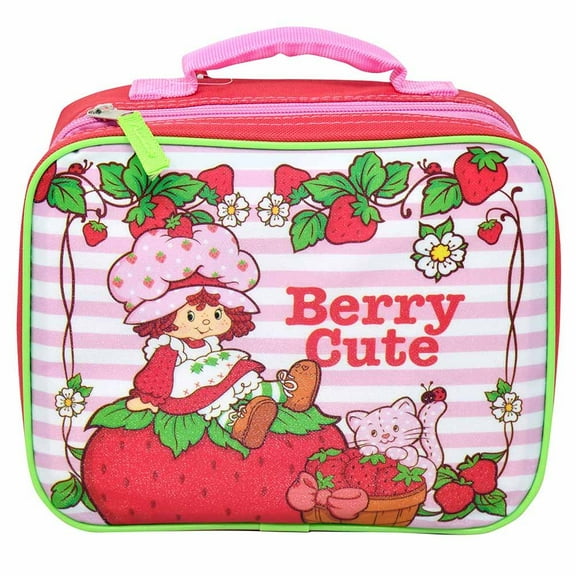 Fast Forward Strawberry Shortcake Rectangle Insulated Lunch Bag Berry