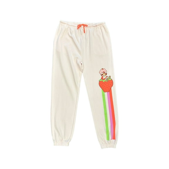 Strawberry Shortcake, Junior's Graphic Pants with Stripes, Sizes XXS-XXL