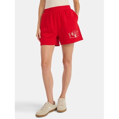 Strawberry Shortcake Women’s Graphic Shorts, 5" Inseam, Sizes XXS-XXL