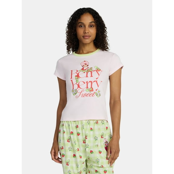 Strawberry Shortcake, Junior's Graphic T-Shirt, Berry Sweet, Sizes XXS-XXL