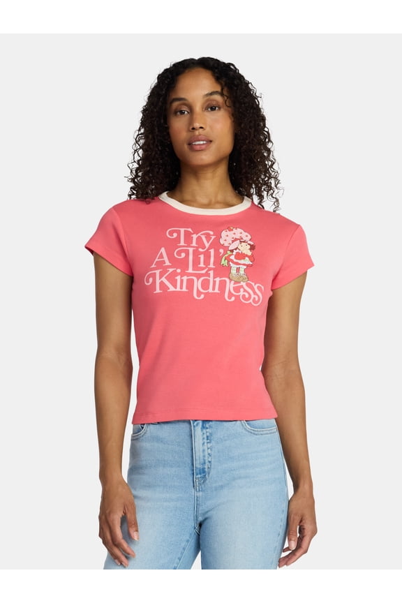 , Junior's Graphic T-Shirt, Lil Kindness, Sizes XXS-XXL