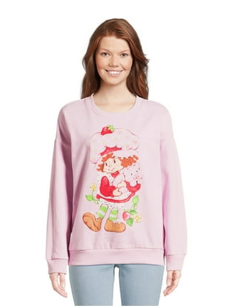 Strawberry Shortcake Pink Sweatshirt Sweater L