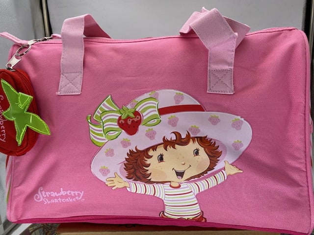 Strawberry Shortcake Kids 16" Travel Duffel Bag, Pink