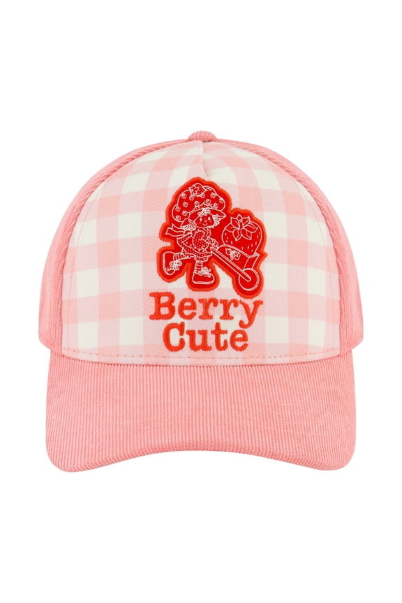 Girls Cotton Twill Baseball Hat, Pink