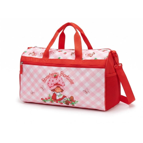 Strawberry Shortcake Kids Duffle Bag 16.5" Travel Sports Gym Overnight Bag