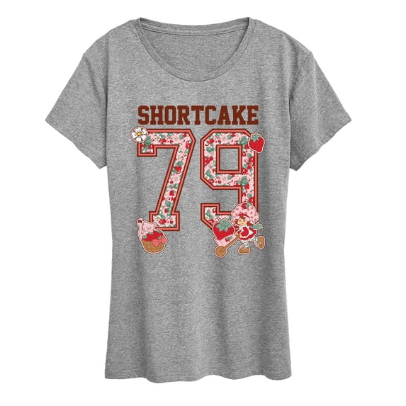 Strawberry Shortcake - Letterman - Women's Short Sleeve Graphic T-Shirt