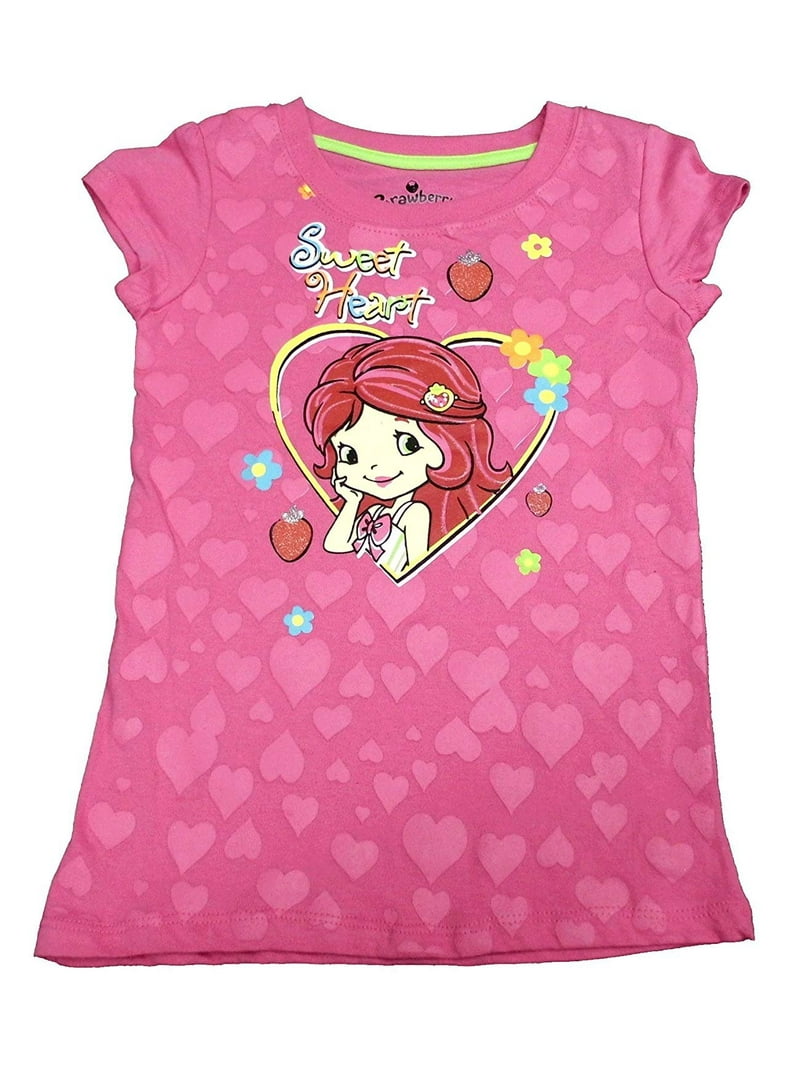 Strawberry Shortcake Little Girls' Toddler Short Sleeve