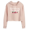 thumbnail image 1 of Strawberry Shortcake - Logo Women's Cropped Graphic Hoodie, 1 of 4