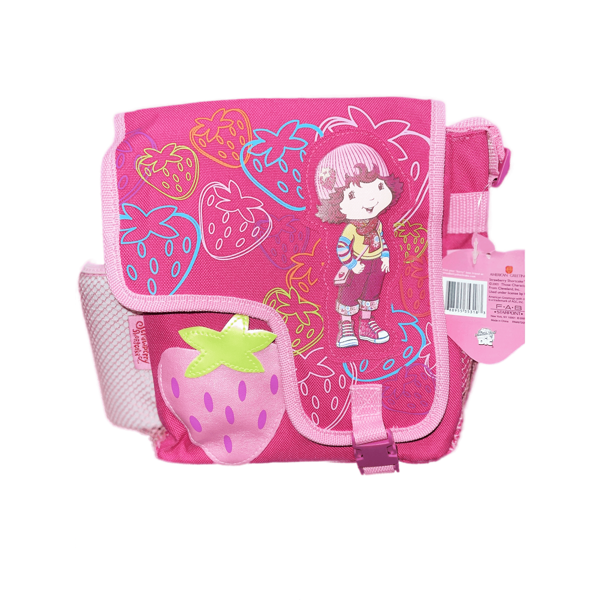 Strawberry Shortcake Tin Lunch Box Carry All Toy Kids Girls Tote Gift Treat  Bag