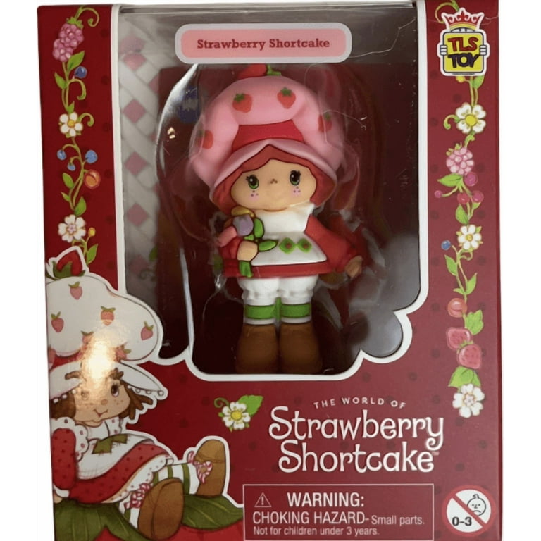 Strawberry Shortcake Mini Figure, Spring Easter Decor with Tulip