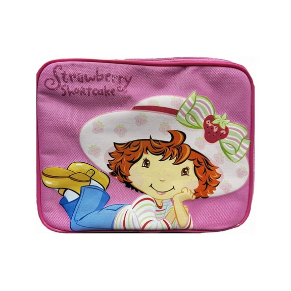 Strawberry Shortcake Pink Lunch Box Water Bottle Included INSIDE