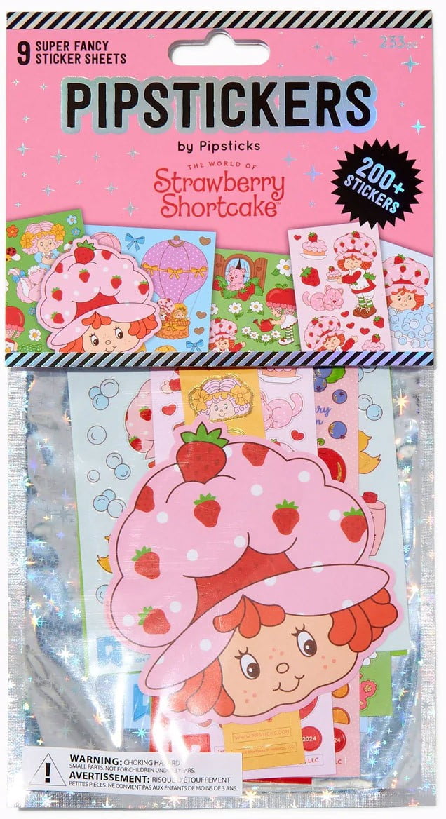 Strawberry Shortcake Pipstickers 9 Super Fancy Sticker Sheets