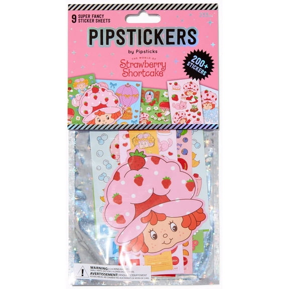 Strawberry Shortcake Pipstickers 9 Super Fancy Sticker Sheets