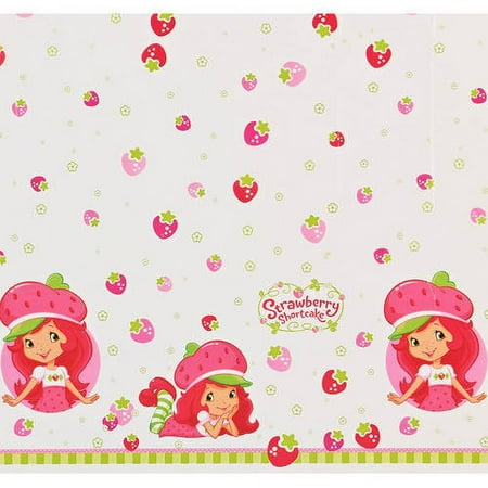 Strawberry Shortcake Plastic Table Cover 54" x 96"
