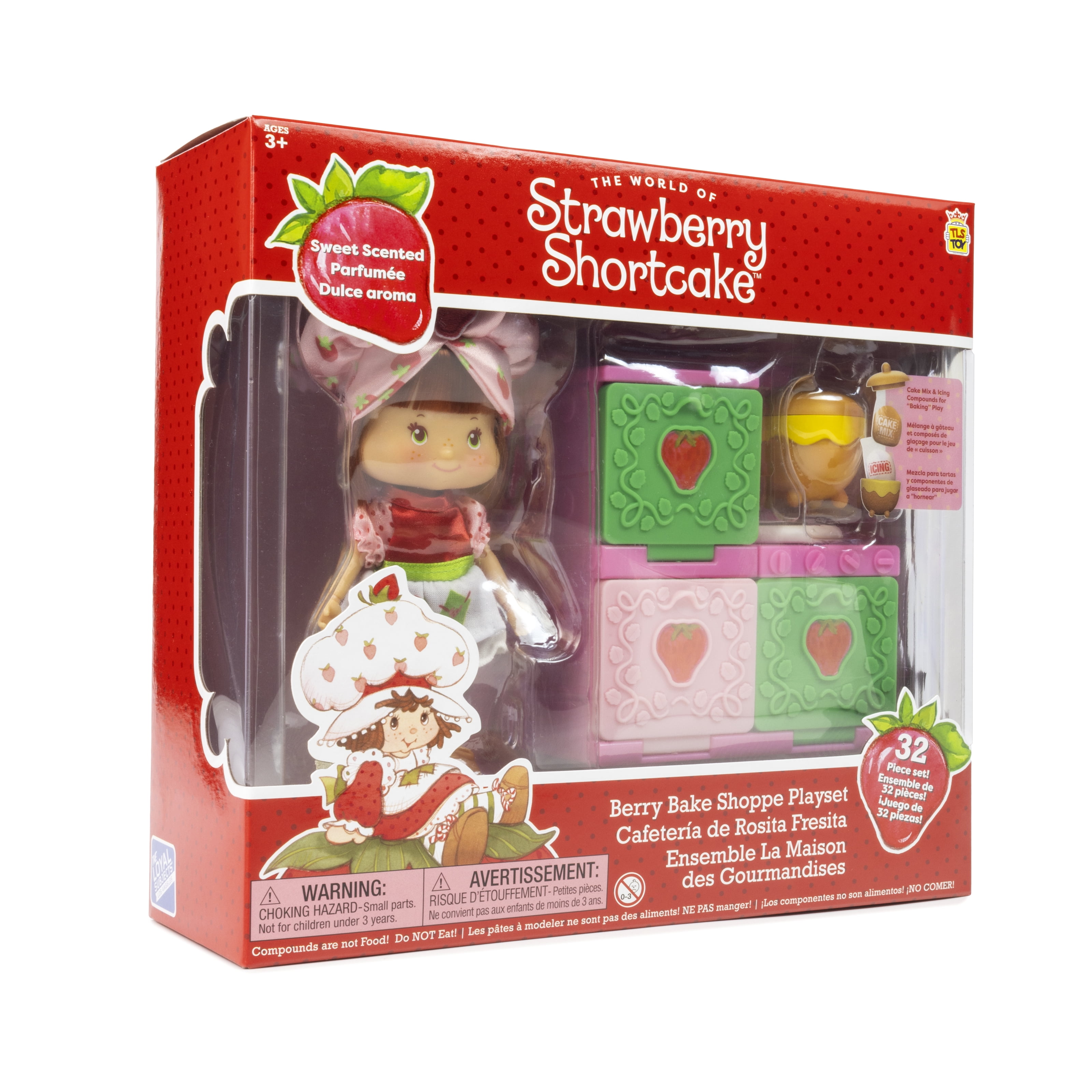 Strawberry Shortcake Poseable Doll \u0026 Berry Bake Shoppe Playset with Oven, Children Ages 3+