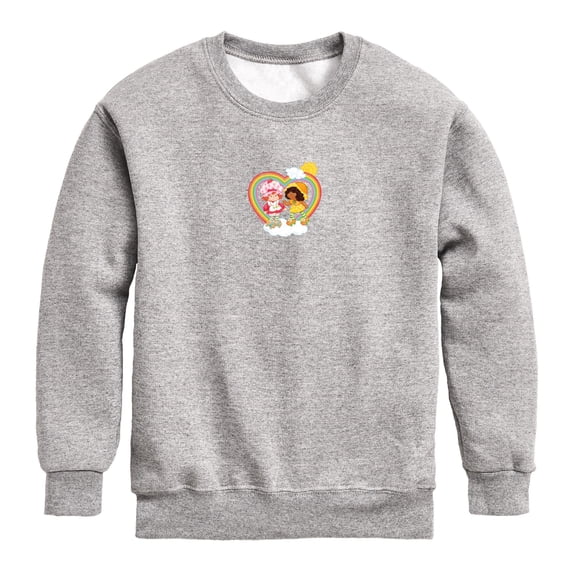 Strawberry Shortcake - Rainbow Boys' Graphic Long Sleeve Fleece Sweatshirt