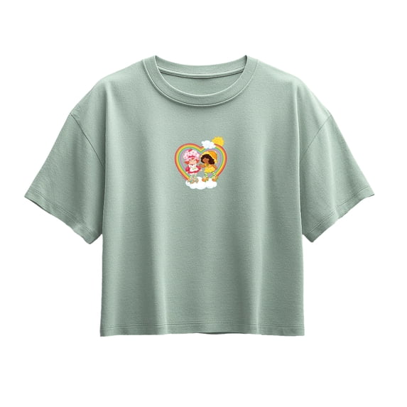 Strawberry Shortcake - Rainbow - Youth Girls Boxy T-Shirt