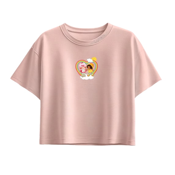 Strawberry Shortcake - Rainbow - Youth Girls Boxy T-Shirt
