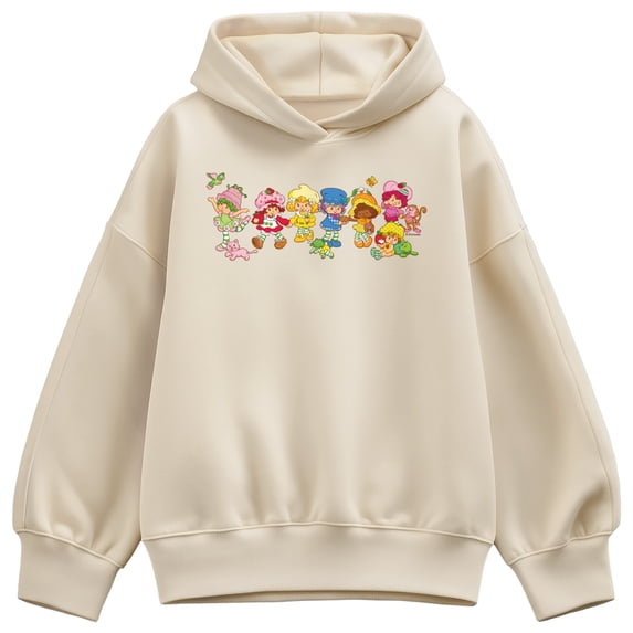 Strawberry Shortcake - Shortcake And Friends - Women's Oversized Fleece Hoodie Sweatshirt