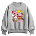 thumbnail image 1 of Strawberry Shortcake - Stickers - Women's Oversized Fleece Crew Sweatshirt, 1 of 2