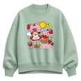 thumbnail image 1 of Strawberry Shortcake - Stickers Oversized Fleece Crew Sweatshirt, 1 of 3