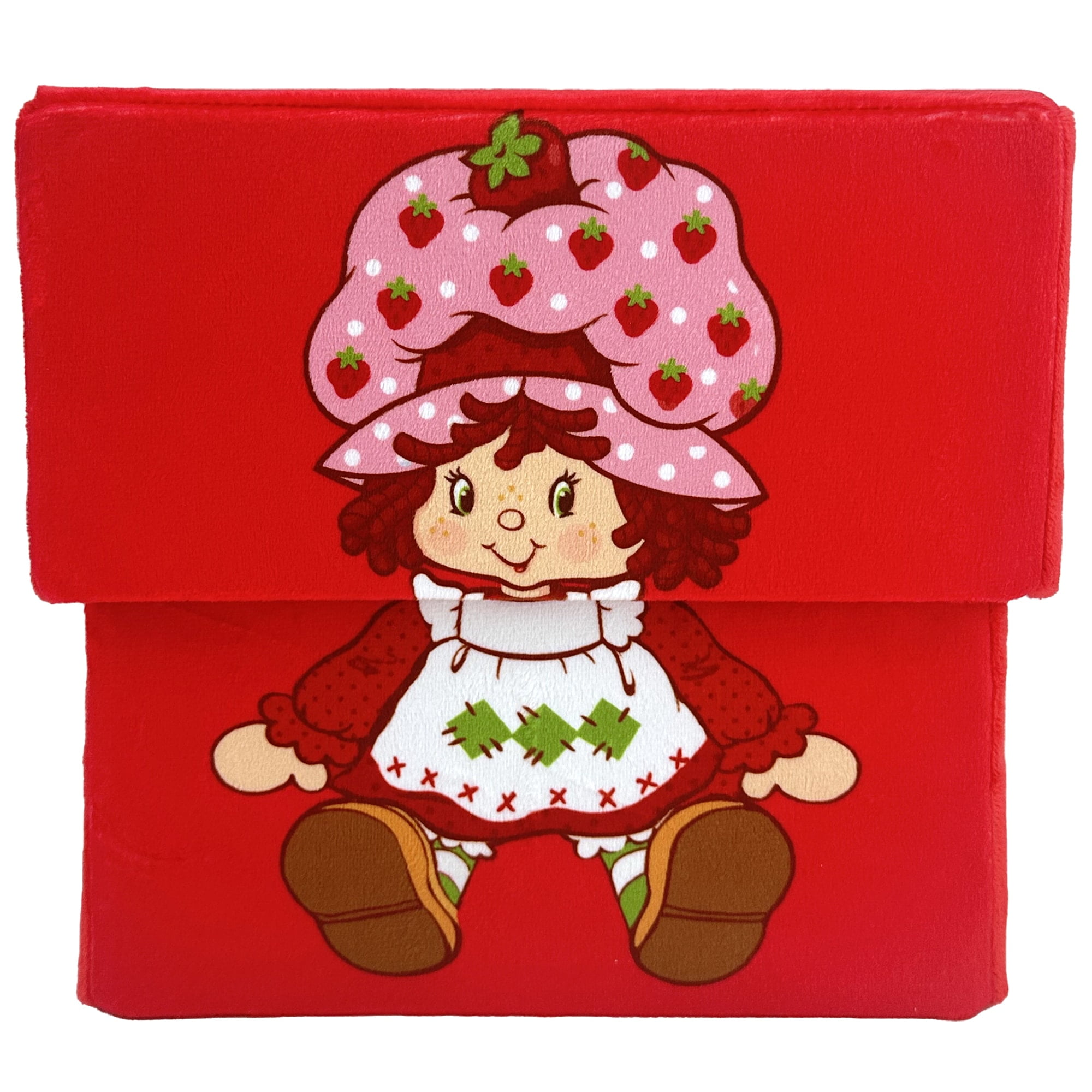 Strawberry Shortcake: Storable 8" Box - Red Character Themed Bin, Fabric Storage Container, Opening Top Lid, Holds Toys-Books-Games & More, Licensed
