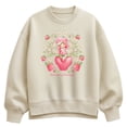 thumbnail image 1 of Strawberry Shortcake - Strawberries - Women's Oversized Fleece Crew Sweatshirt, 1 of 3