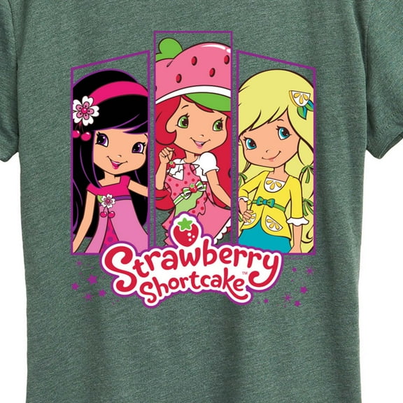 Strawberry Shortcake - Strawberry And Friends - Women'S Short Sleeve Graphic T-Shirt