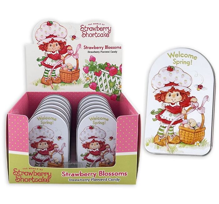 Strawberry Shortcake Strawberry Blossoms Easter Strawberry Flavored Candy, 12 Count, 1 Ounce