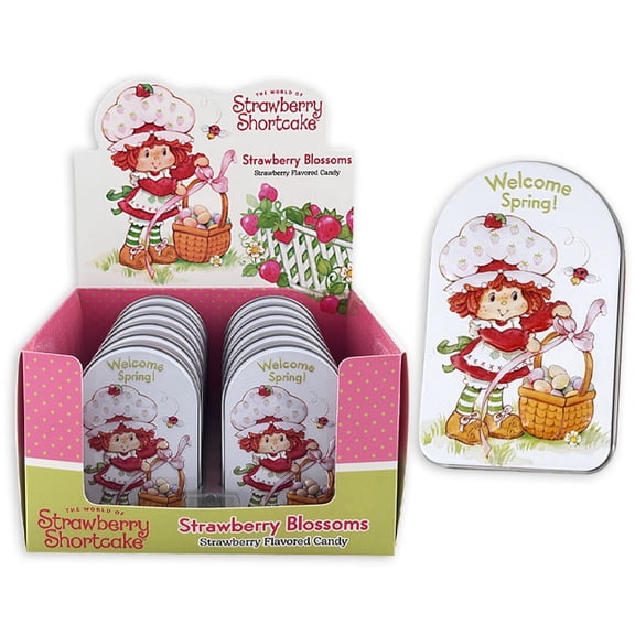 Strawberry Shortcake Strawberry Blossoms Easter Strawberry Flavored Candy, 12 Count, 1 Ounce