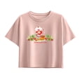 thumbnail image 1 of Strawberry Shortcake - Strawberry Patch Short Sleeve Boxy Graphic T-Shirt, 1 of 5