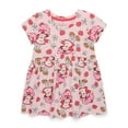 thumbnail image 1 of Strawberry Shortcake Toddler Girl Allover Print Dress with Short Sleeves, Sizes 12M-5T, 1 of 3