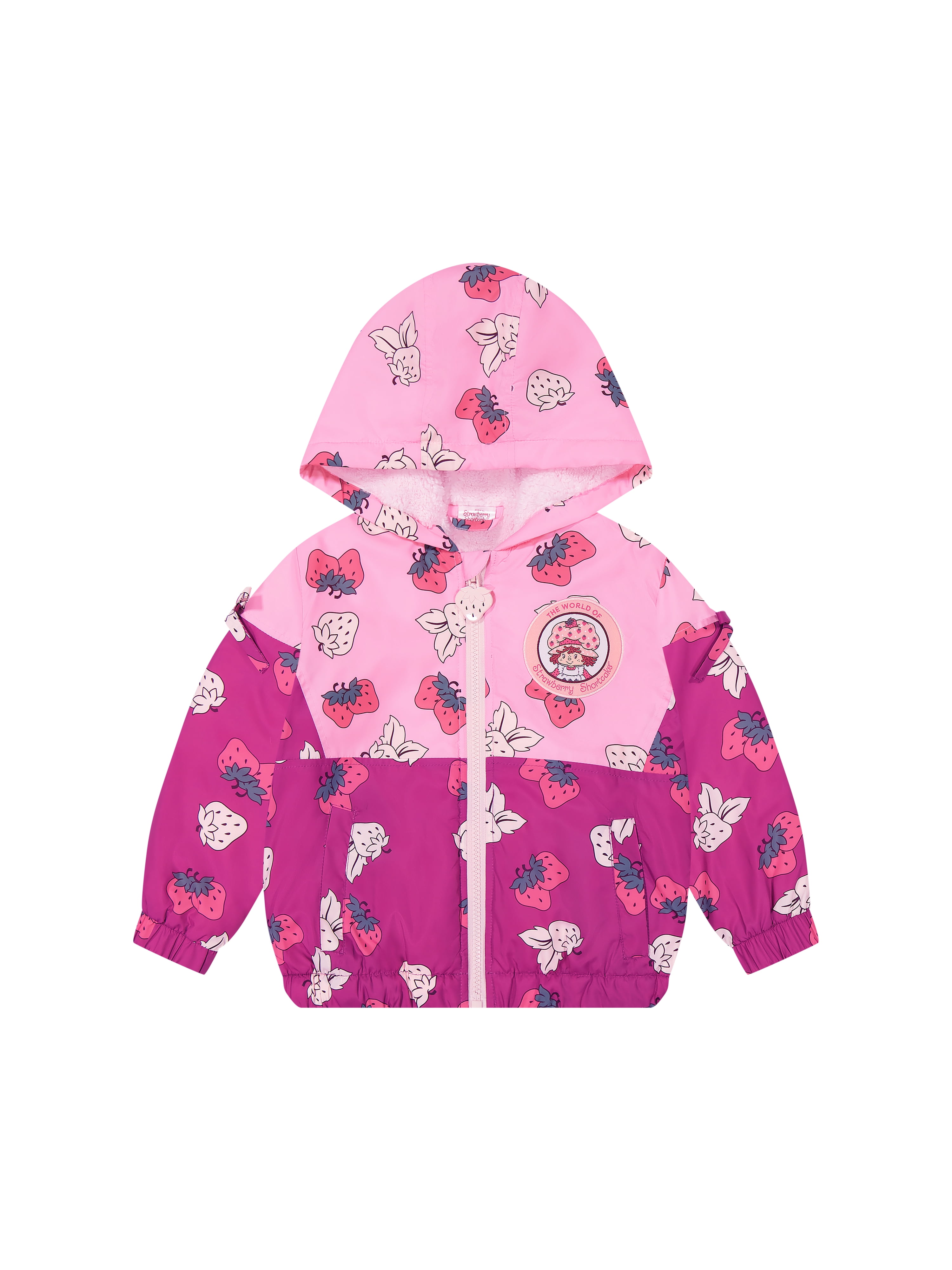Strawberry Shortcake Toddler Girl Colorblock Jacket, Sizes 2T-5T