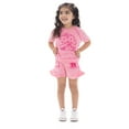 thumbnail image 1 of Strawberry Shortcake Toddler Girl Embroidered Graphic Top and Ruffle Shorts Set, 2-Piece, Sizes 12M-5T, 1 of 6