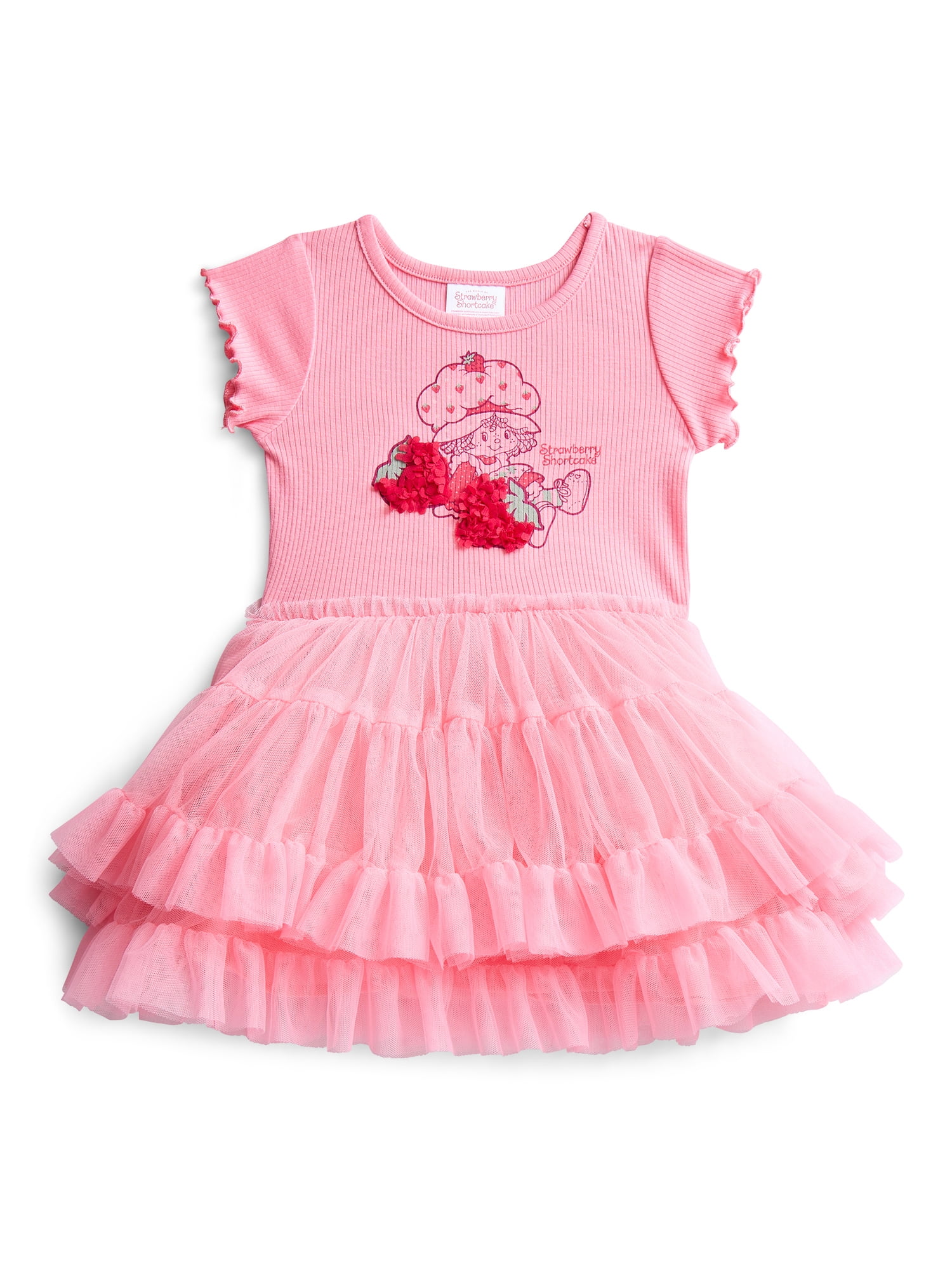 Strawberry Shortcake Toddler Girl s Short Sleeve Graphic T Shirt with Printed Pant Sizes 12M 5T