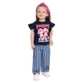 thumbnail image 1 of Strawberry Shortcake Toddler Girls Ruffle Graphic Tee and Stripe Pants Set, 2-Piece, Sizes 12M-5T, 1 of 5