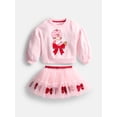 thumbnail image 1 of Strawberry Shortcake Toddler Girls Graphic Sweatshirt and Tutu Skirt, 2-Piece, Sizes 12M-5T, 1 of 8