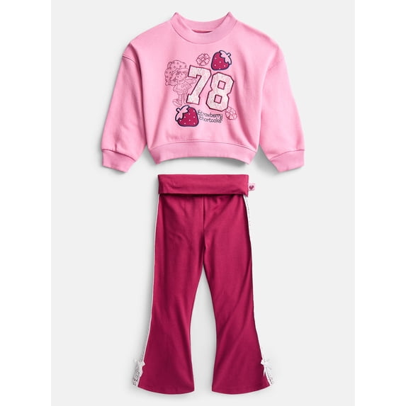 Strawberry Shortcake Toddler Girls Allover Print Top and Flared ...