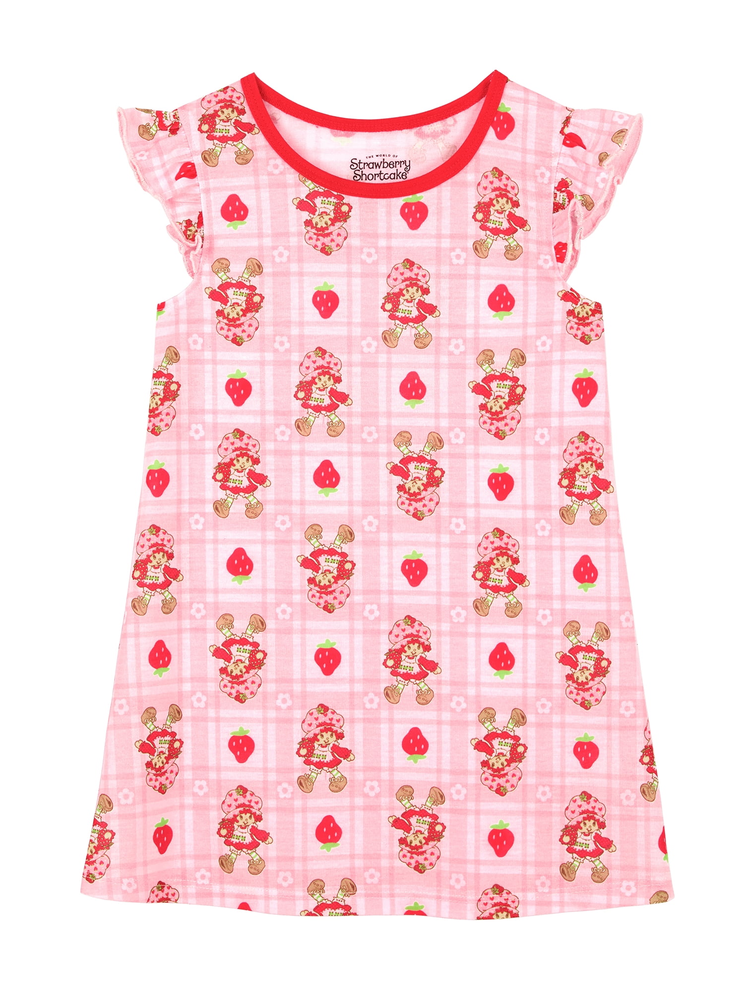 Strawberry Shortcake Toddler Girls Sleep Gown, One-Piece, Sizes 2T-5T